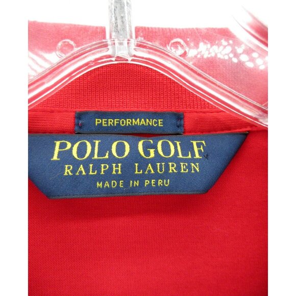 Ralph Lauren Polo Golf Shirt Large Performance Pullover Rugby Pima - Picture 8 of 11